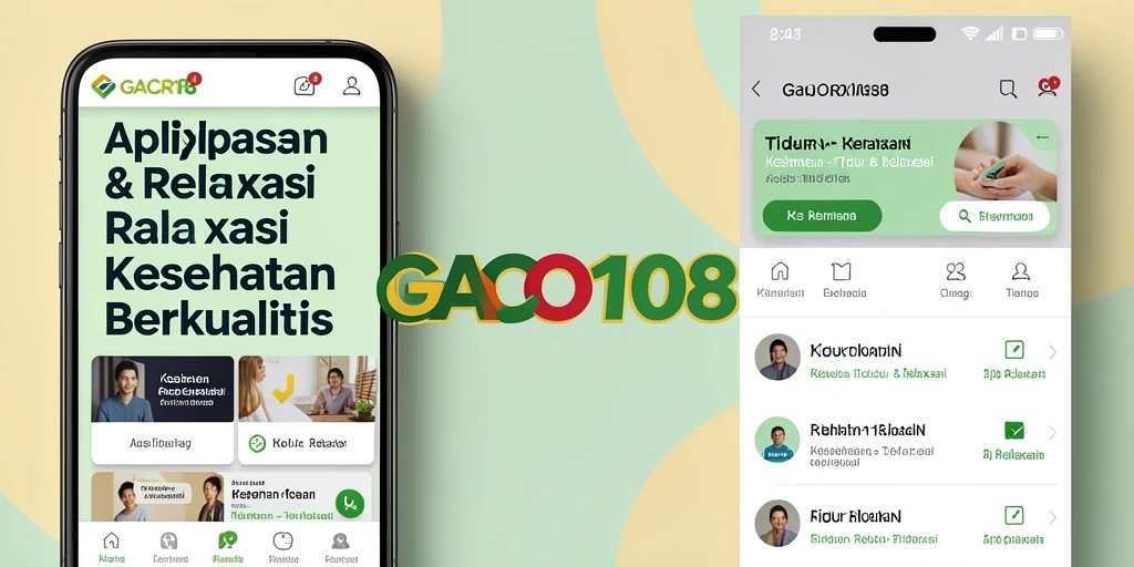 Antarmuka GACOR108 dengan suara relaksasi yang menenangkan.
