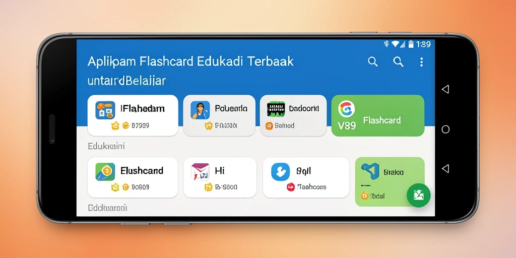 Antarmuka aplikasi V89 yang sederhana dan fungsional untuk belajar.